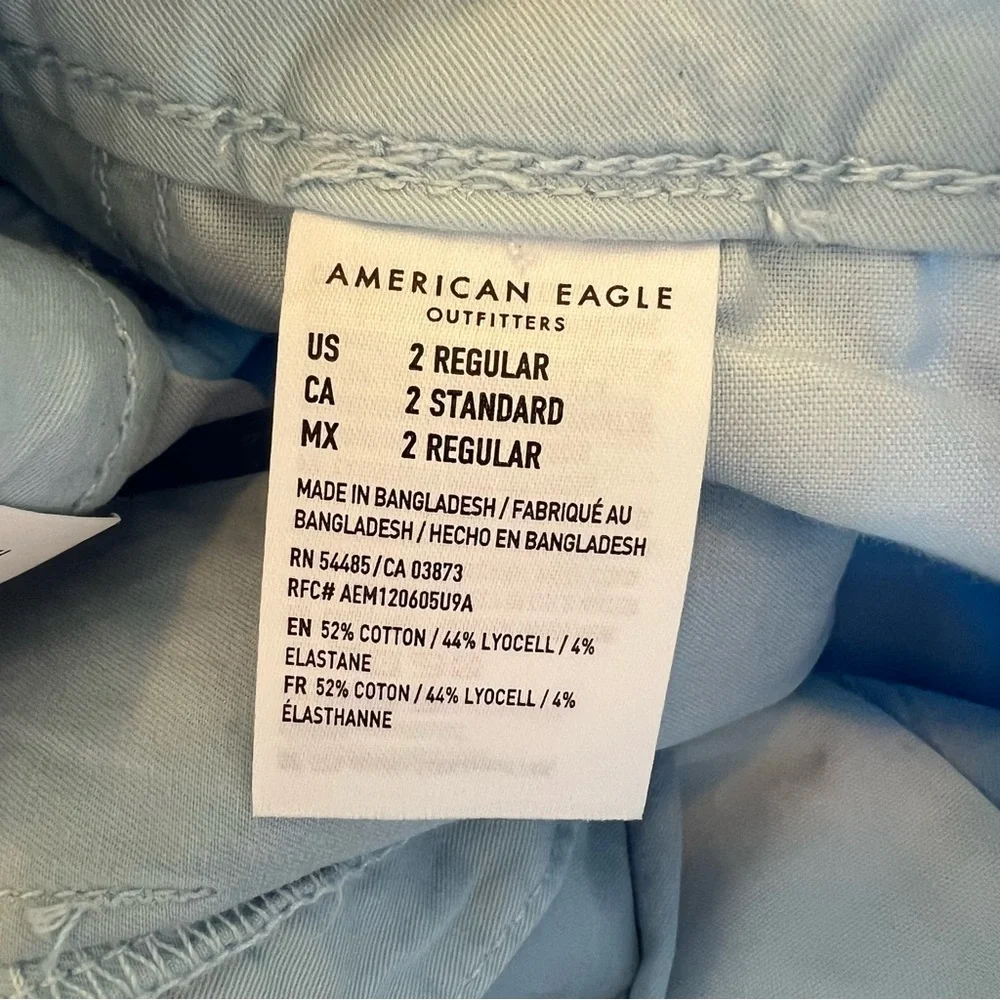 American Eagle Light Blue Super Hi-Rise Pleated Tennis Skirt Women’s Size 2 NEW